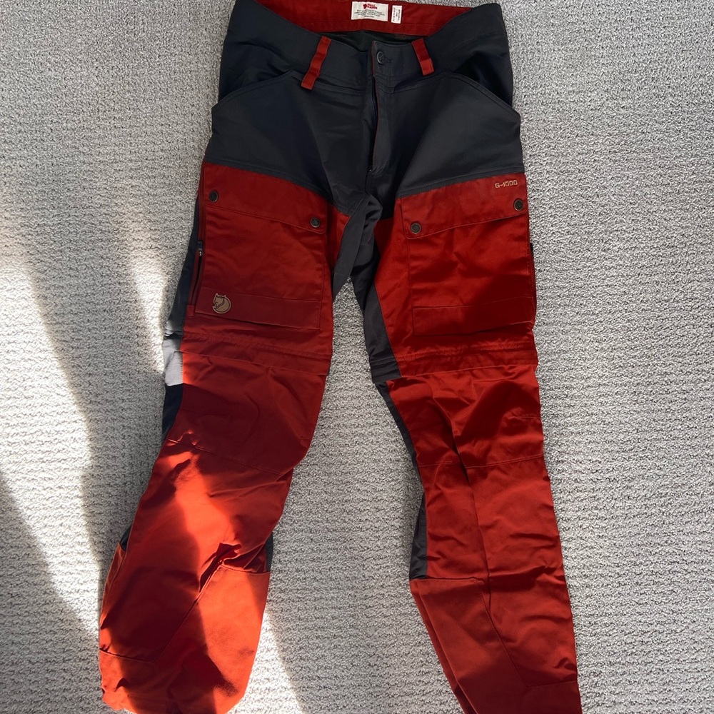 FJALLRAVEN gaiter hiking pants for men